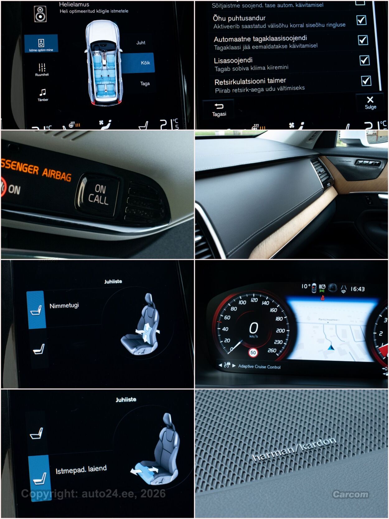 Volvo XC90 7s T8 Long Range Inscription Intelli PRO Wntr 2.0 T8 AWD Recharge PHEV Long Range 335 kW