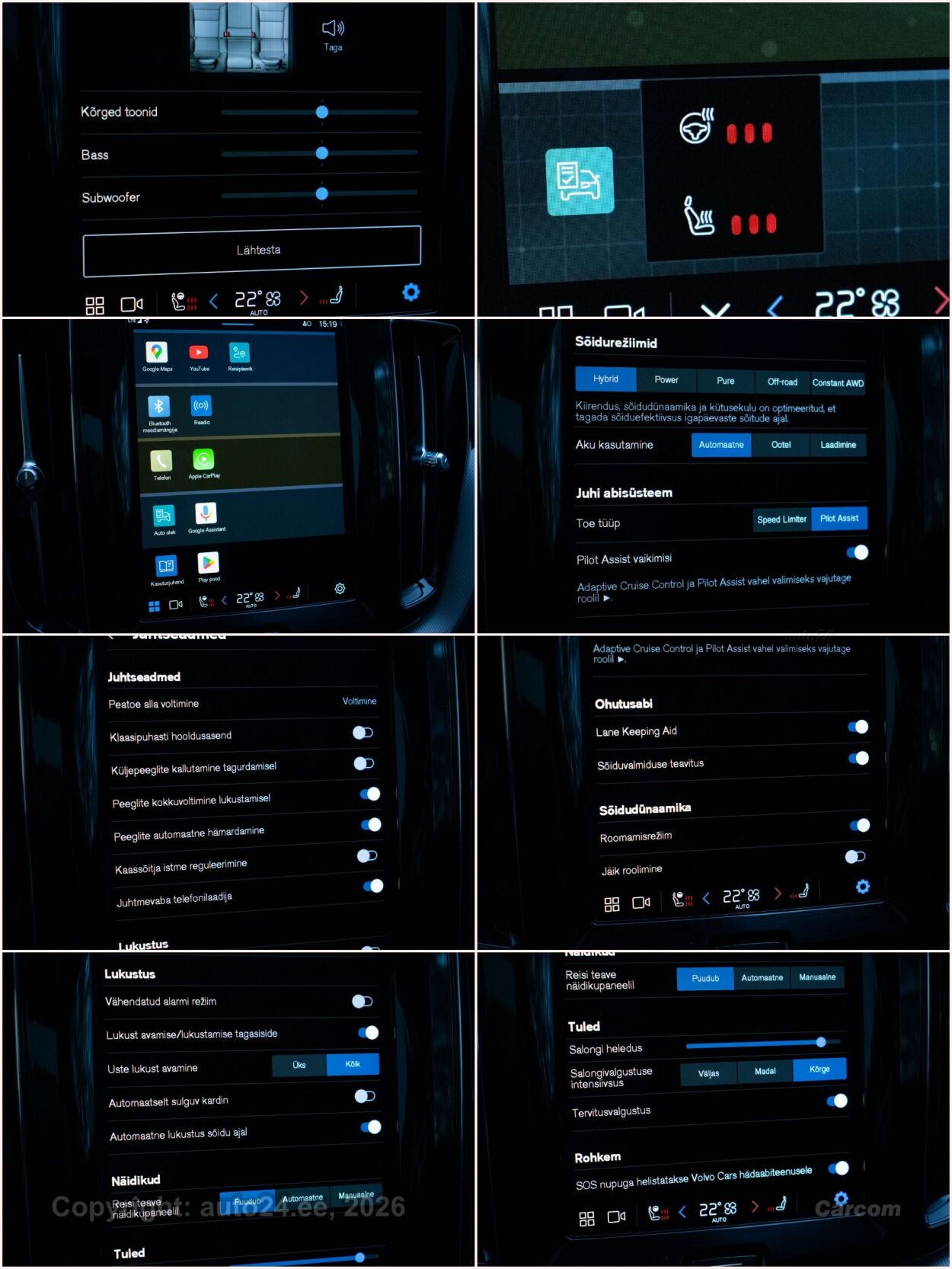 Volvo XC60 AWD Bright T6 Recharge Intelli Safe Sky Wntr 2.0 T6 Recharge Plug-In Pistikhübriid 293 kW