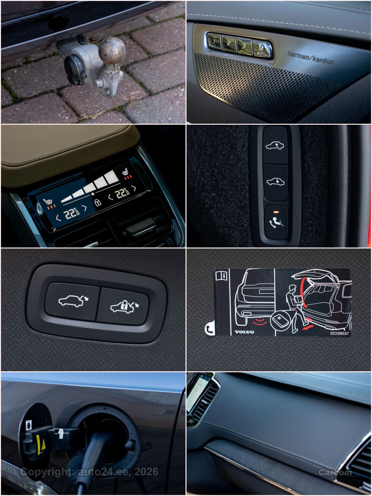 Volvo XC90 7s DARK Intelli PRO Sky Wntr PRO Long Range 2.0 T8 AWD Recharge Plug-In pistikhübriid MY2023 335 kW