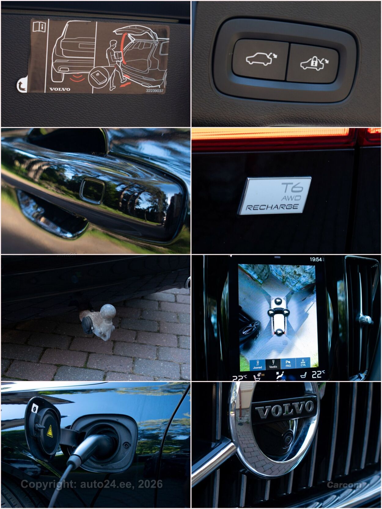 Volvo XC60 AWD e T6 PHEV Intelli Safe PRO SKY Wntr 2.0 T6 Recharge Plug-In Pistikhübriid 251 kW