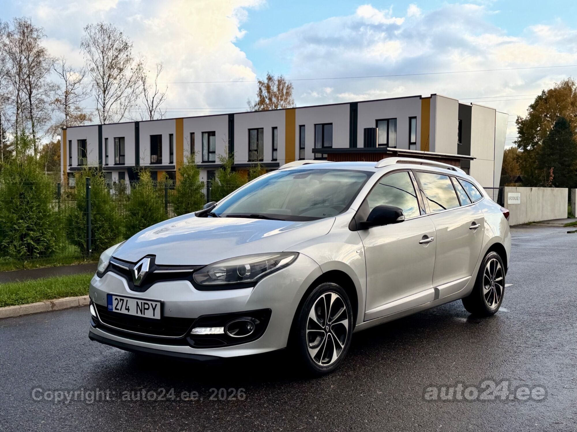 Renault Megane 2014 — вигляд ззаду