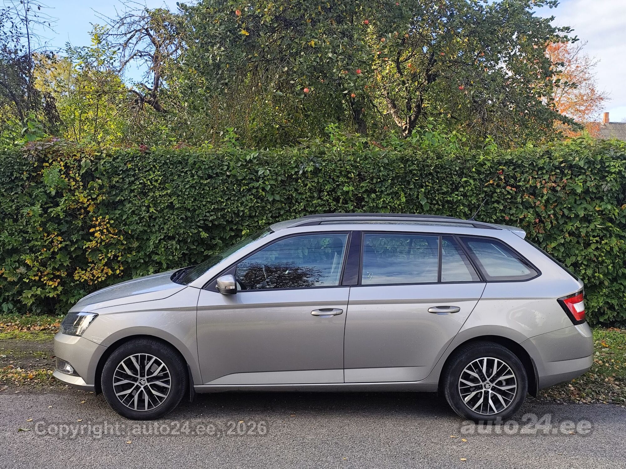 Skoda Fabia 2015 — вигляд ззаду