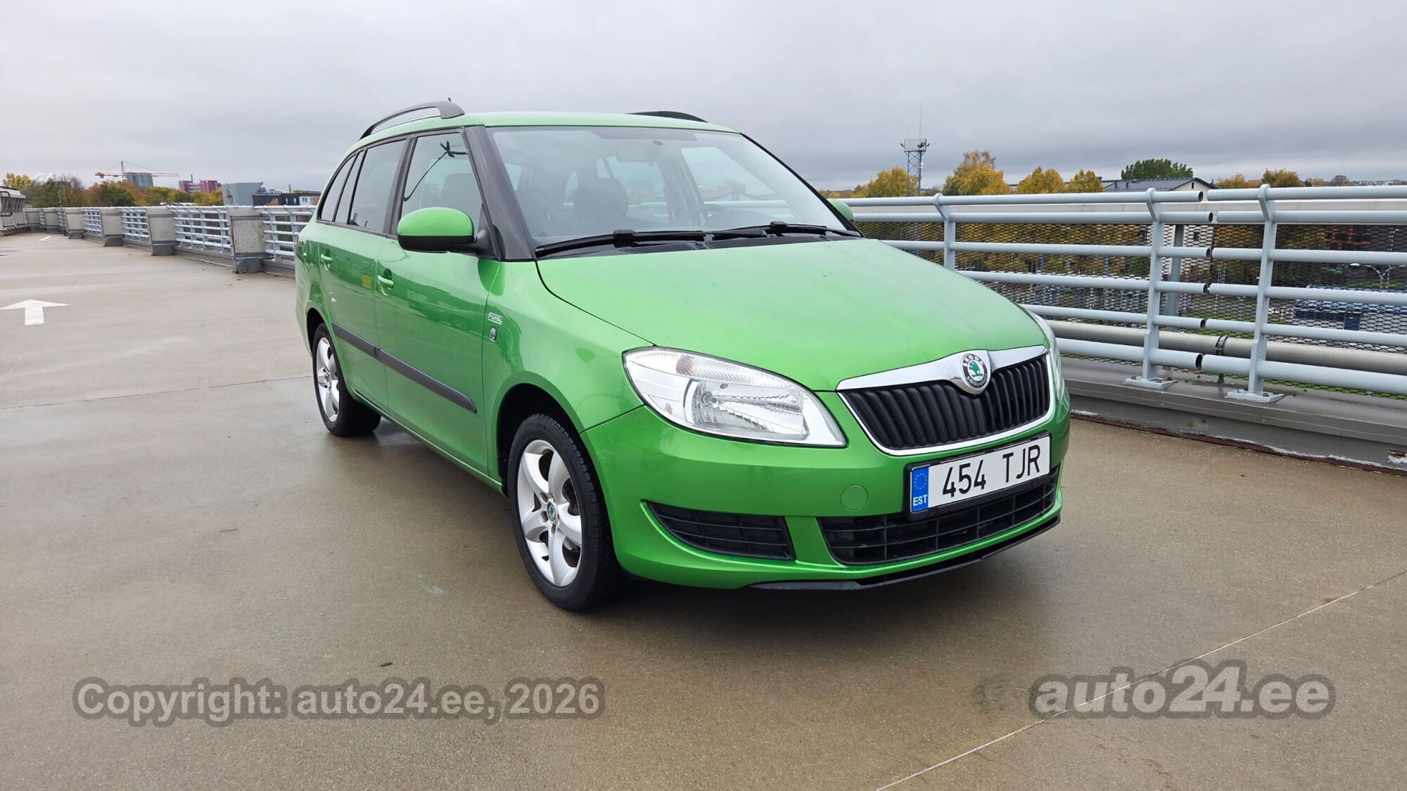 Skoda Fabia 2012 — вигляд ззаду