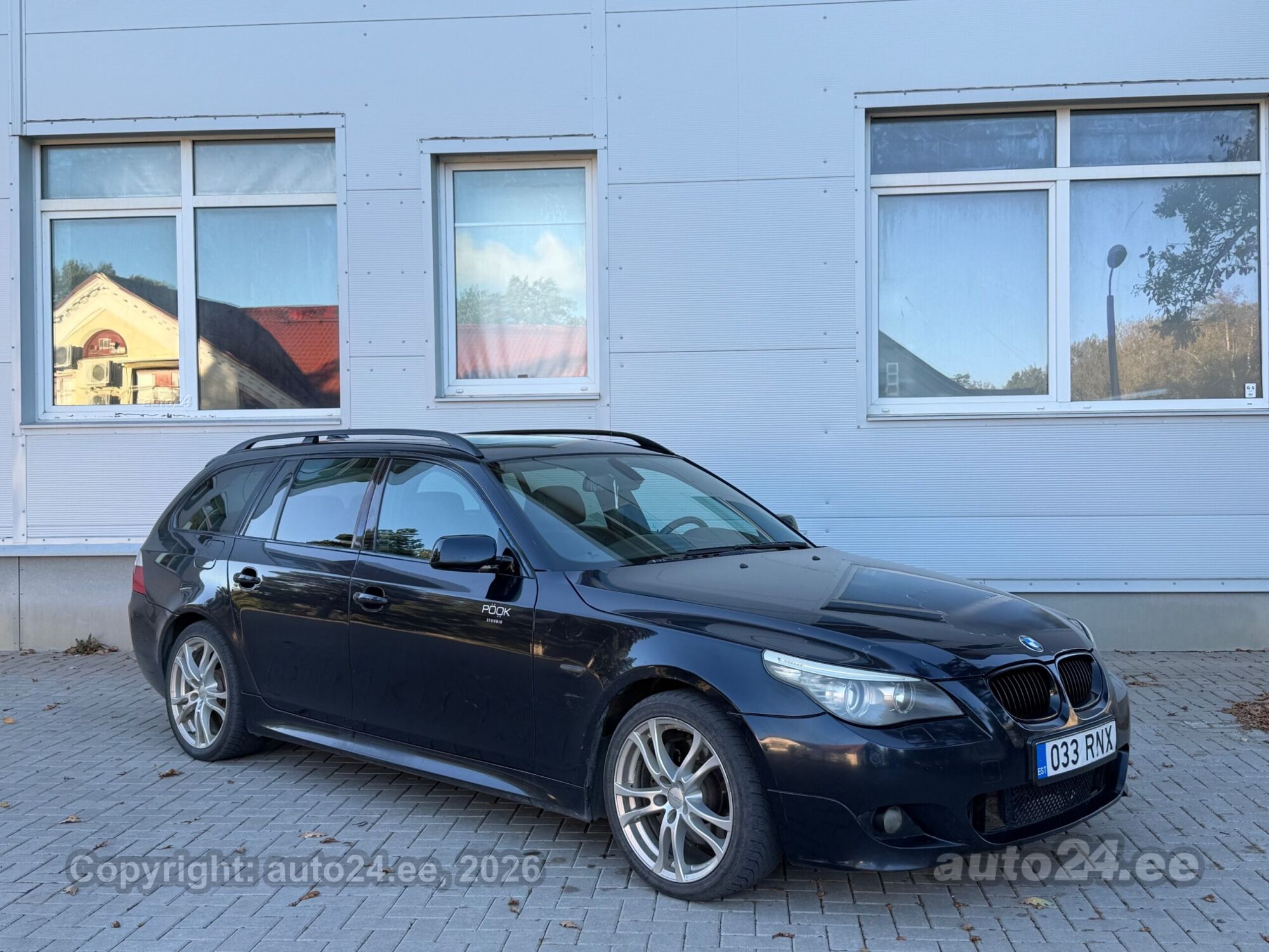 BMW 5 Series 2008 — вигляд ззаду