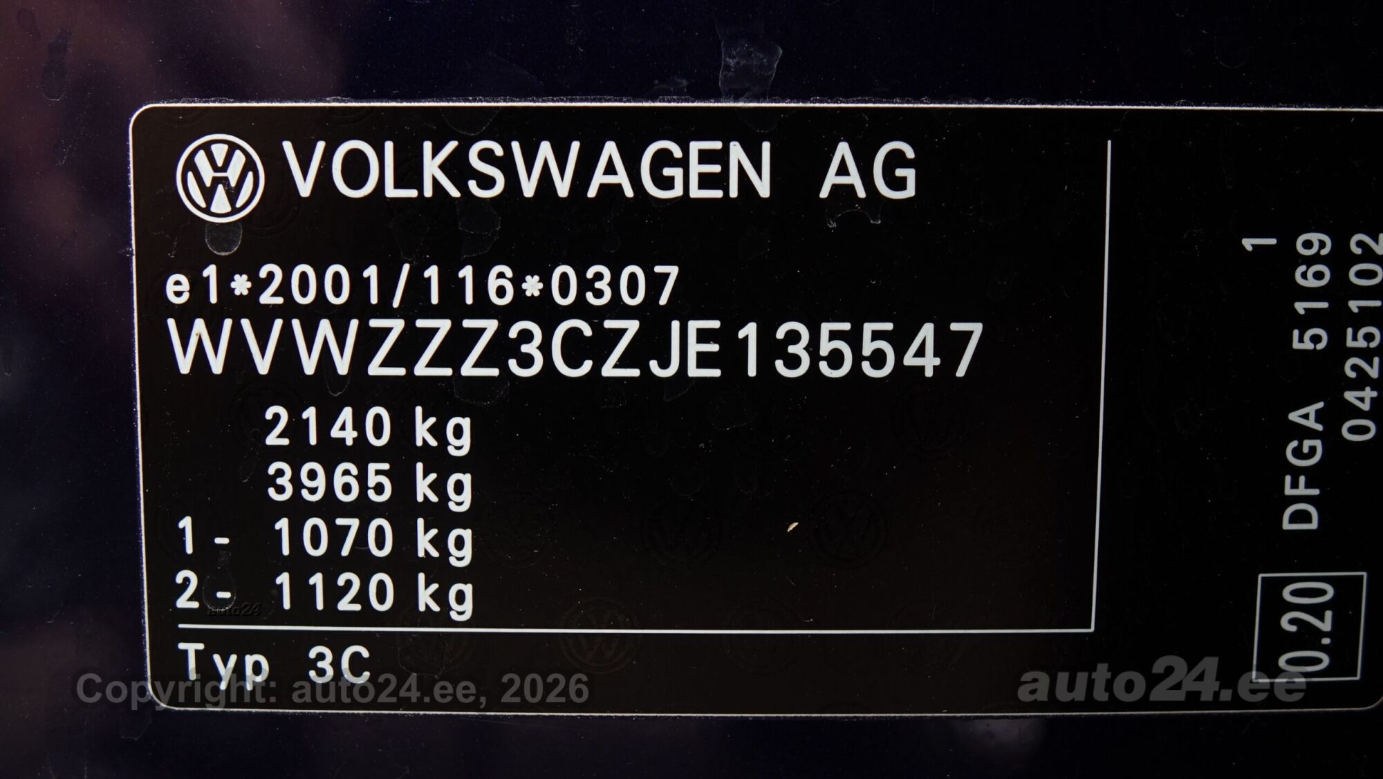 Volkswagen Passat 2018, photo 6/10