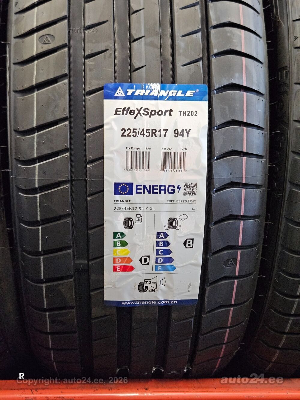 225/45R17 Triangle Effexsport TH202 94Y, XL - Tyres - auto24.ee
