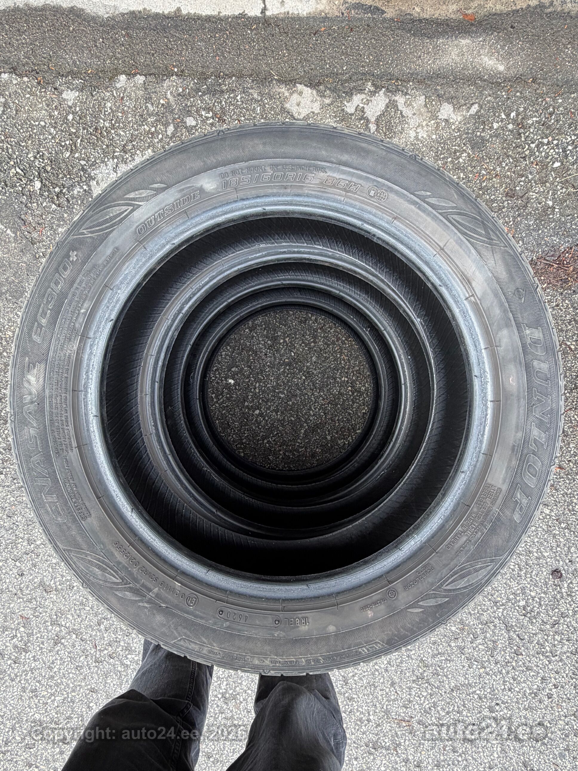 185/60R16 Dunlop Enasave EC300+ - Tyres - auto24.ee
