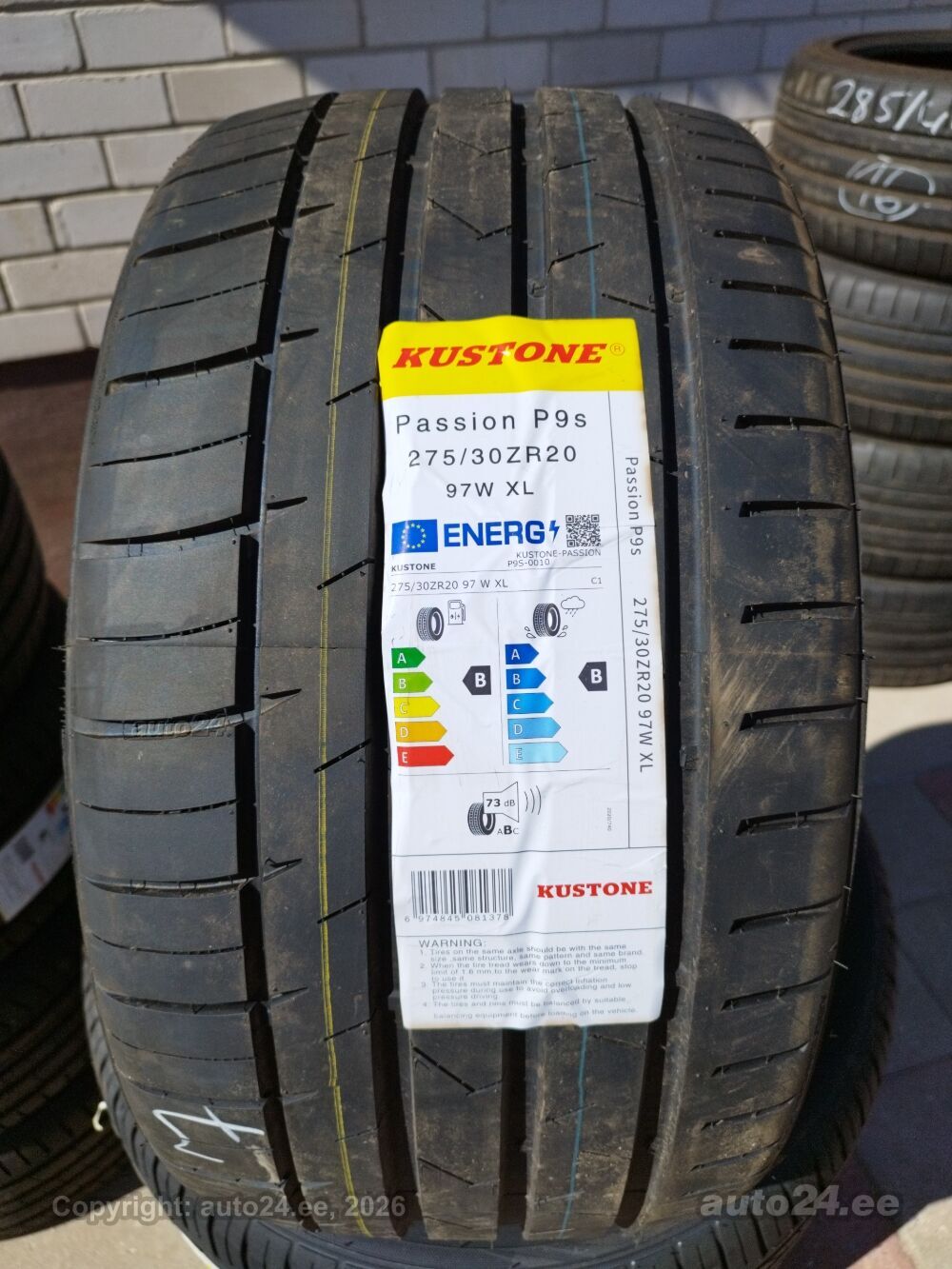 275/30R20 Kustone Passion P9S - Rehvid - mototehnika.ee