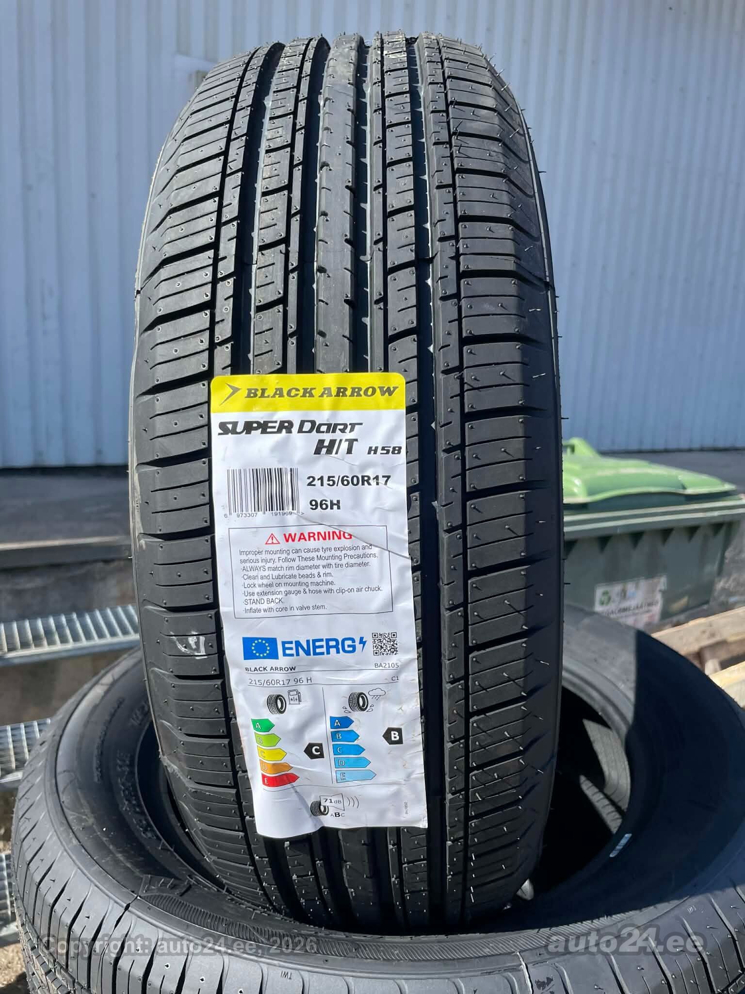 215/60R17 BlackArrow Super Dart H/T - Tyres - auto24.ee