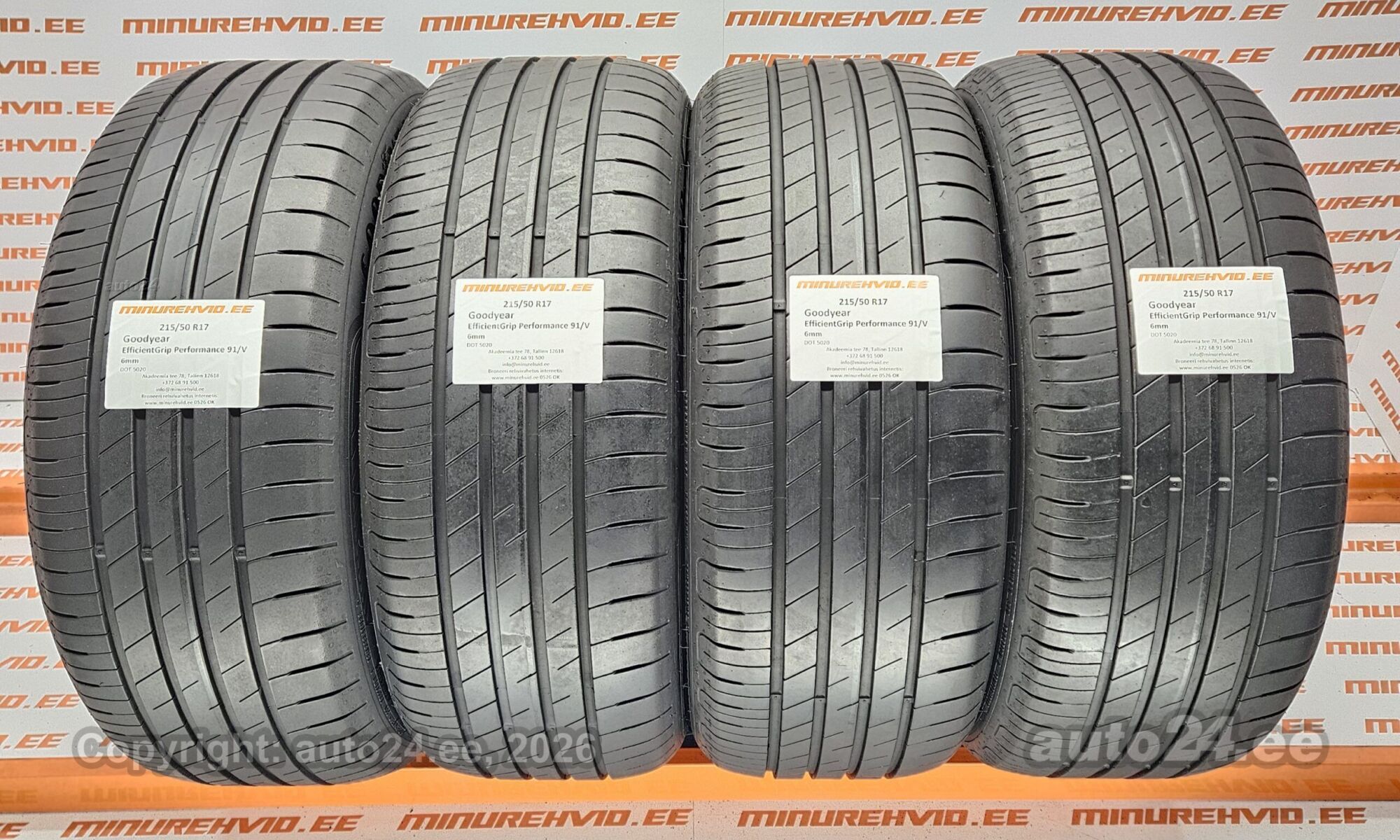 215/50R17 Goodyear EfficientGrip Performance 91/V - Tyres - auto24.ee