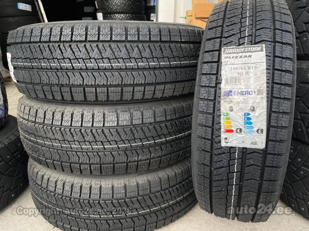 195/65R15 BRIDGESTONE BLIZZAK VRX3 純正アルミホイール 15x6J ET50