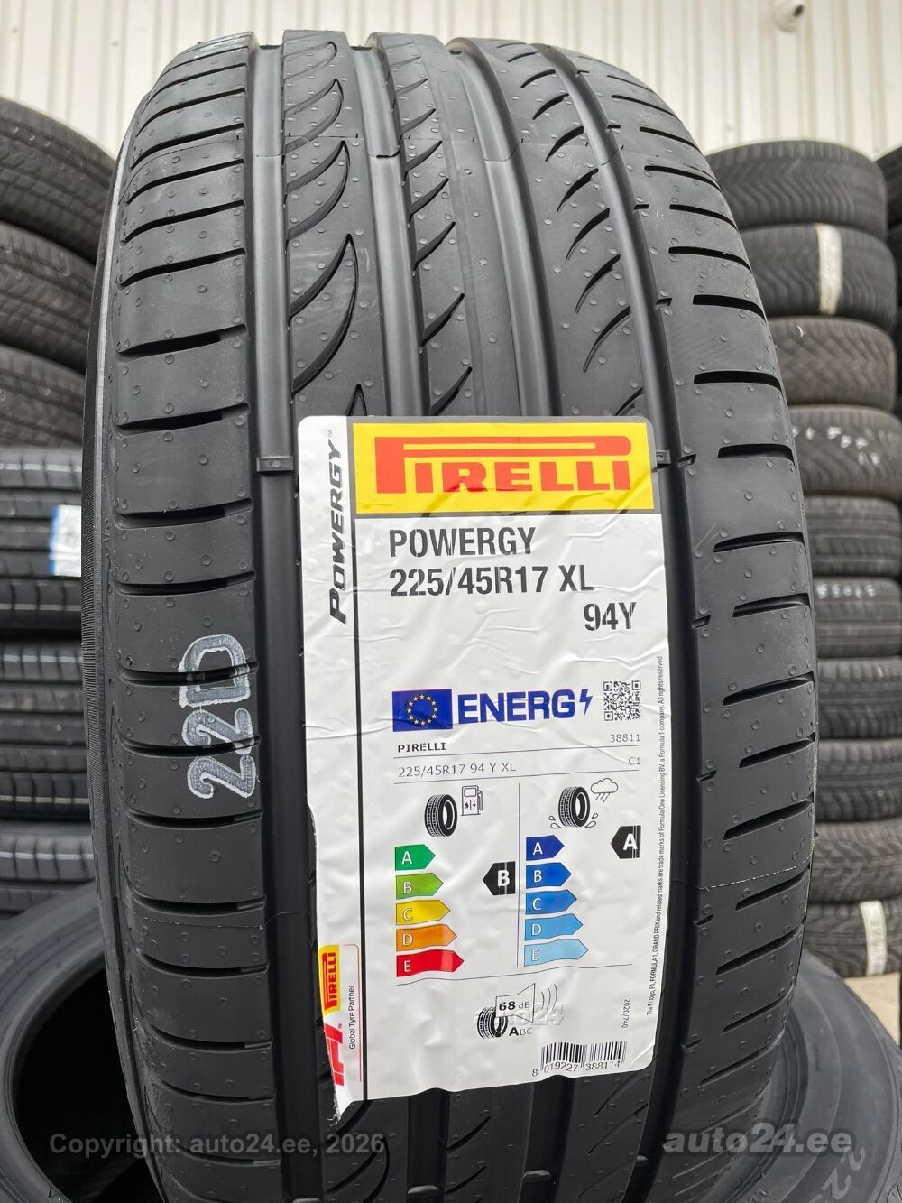 225/45R17 Pirelli Powergy - Tyres - auto24.ee
