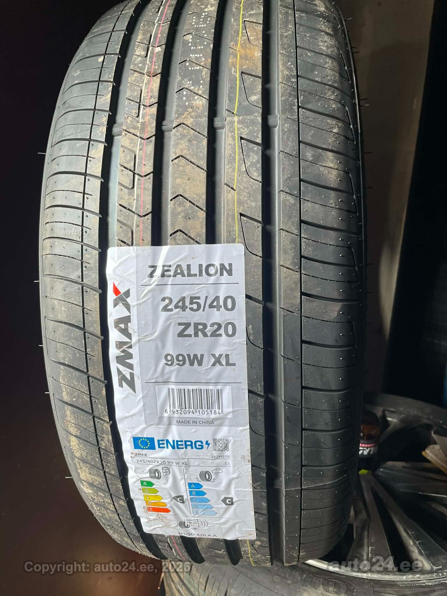 245/40R20 Zmax ZEALION - Tyres - auto24.ee