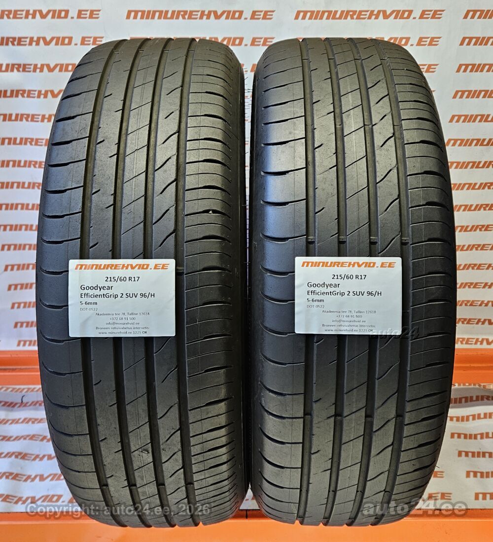 215/60R17 Goodyear EfficientGrip 2 SUV 96/H - Tyres - auto24.ee