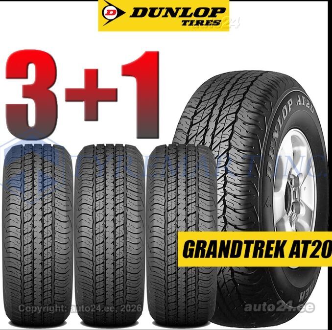 225/70R17 Dunlop Grandtrek AT20 - Tyres - auto24.ee