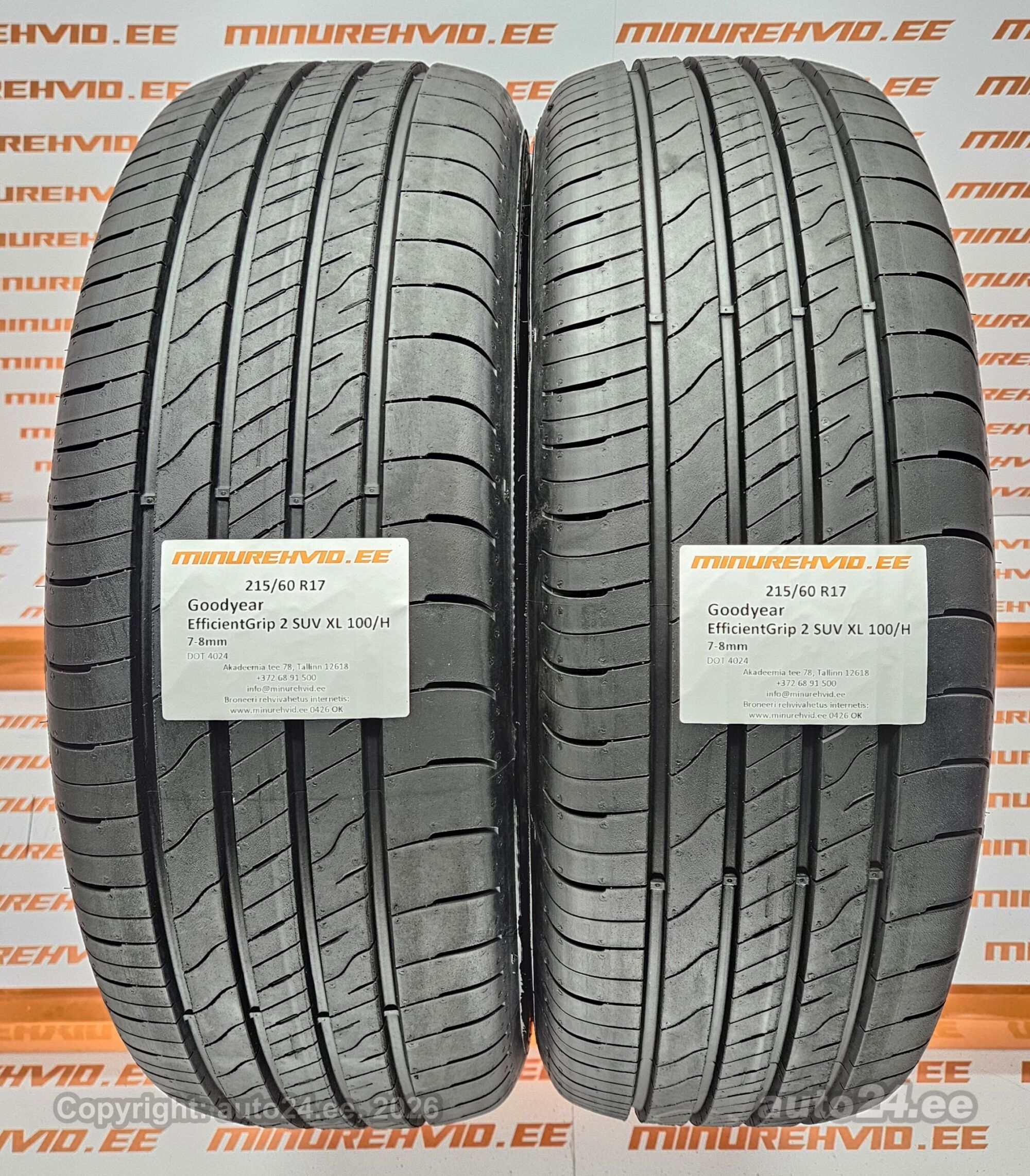 215/60R17 Goodyear EfficientGrip 2 SUV XL 100/H 4024 - Tyres 