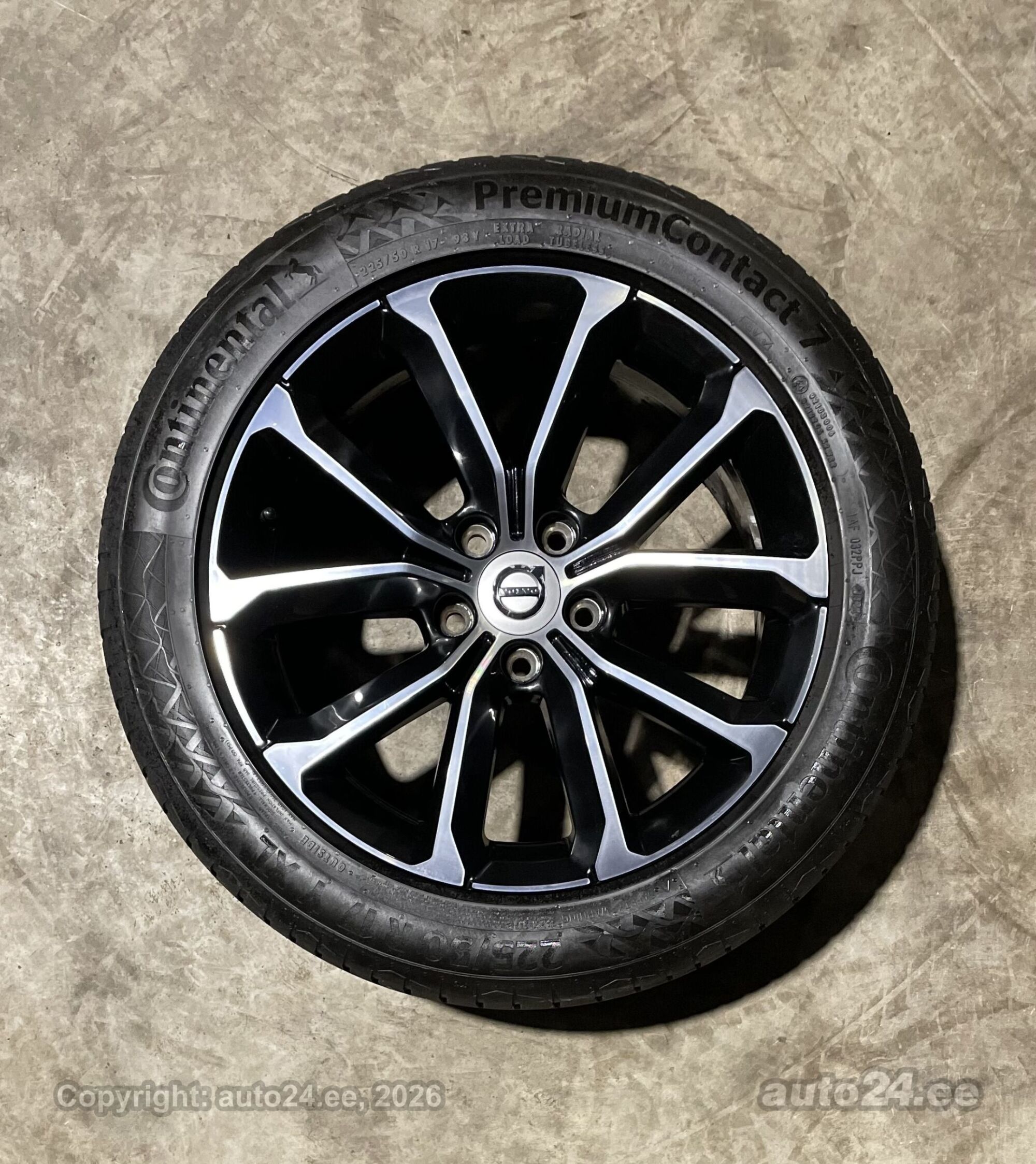 225⁄50R17 ボルボ VOLVO 純正 17インチ アルミホイール Continental 