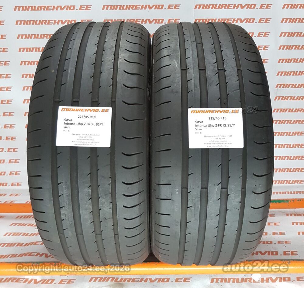 Gomme Usate 235 45 R18 Sava INTENSA UHP 2 estive