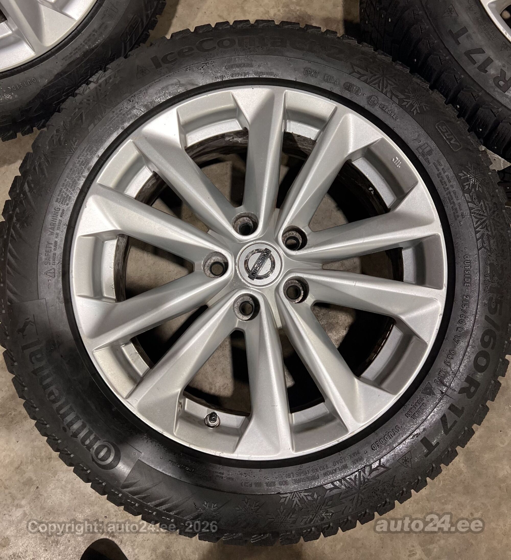 215/60R17 R17 ORIGINAL Nissan Continental IceContact 2 [215/60/17 
