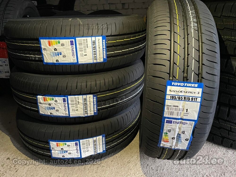 Toyo 【6.7～5.4ミリ】195/65R15 TOYO NANOENERGY3 PLUS☆4本セット