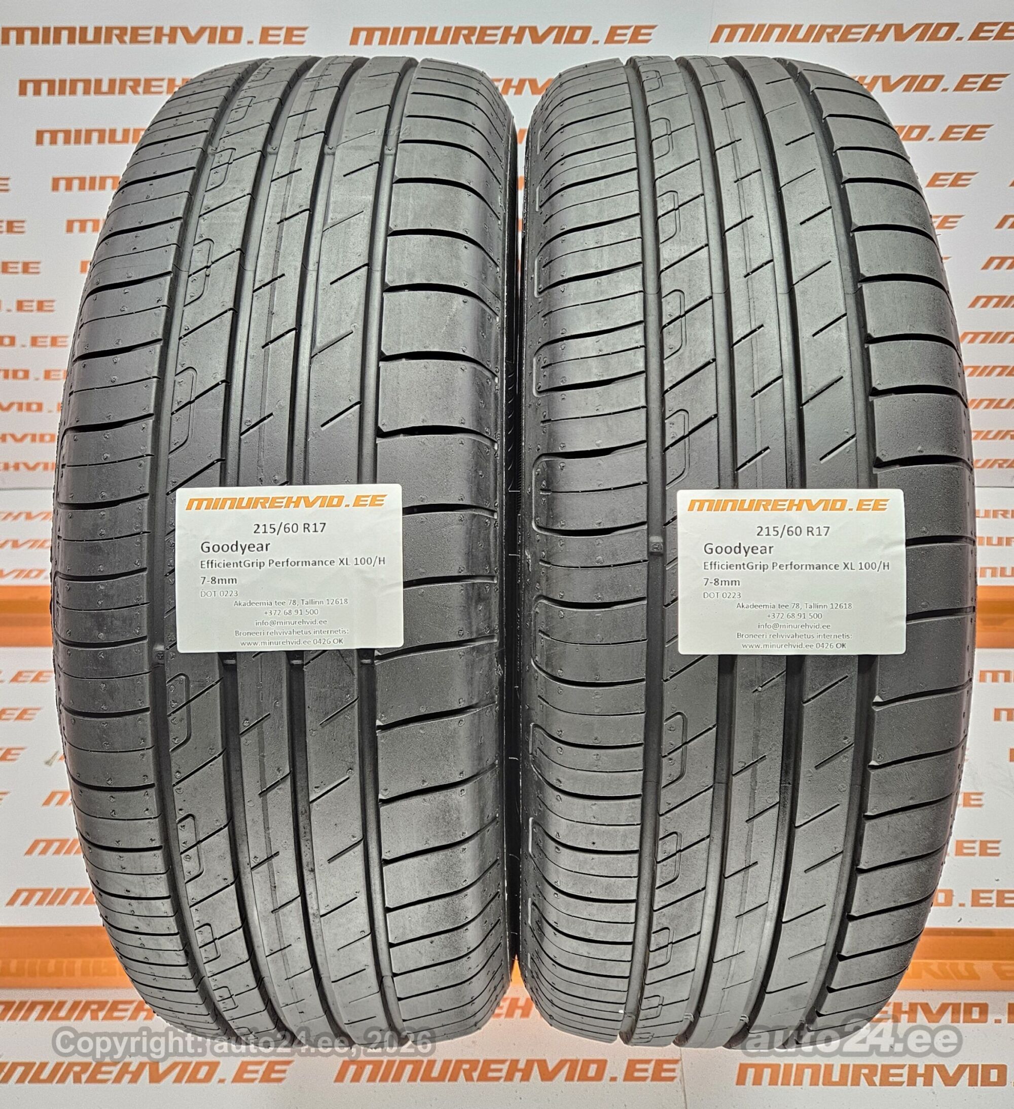 215/60R17 Goodyear EfficientGrip Performance XL 100/H - Tyres 