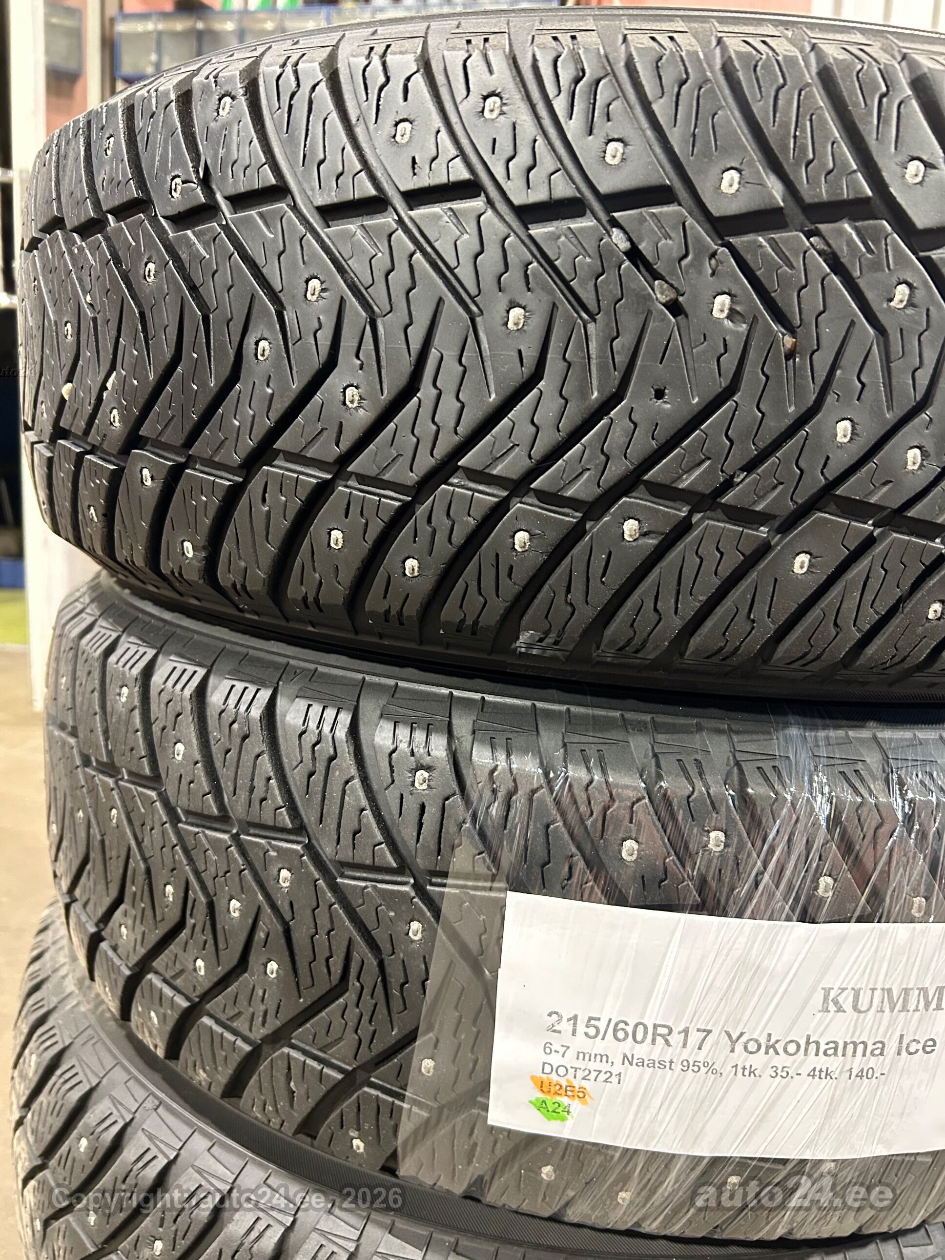215/60R17 Yokohama Ice Guard IG65 - Tyres - auto24.ee