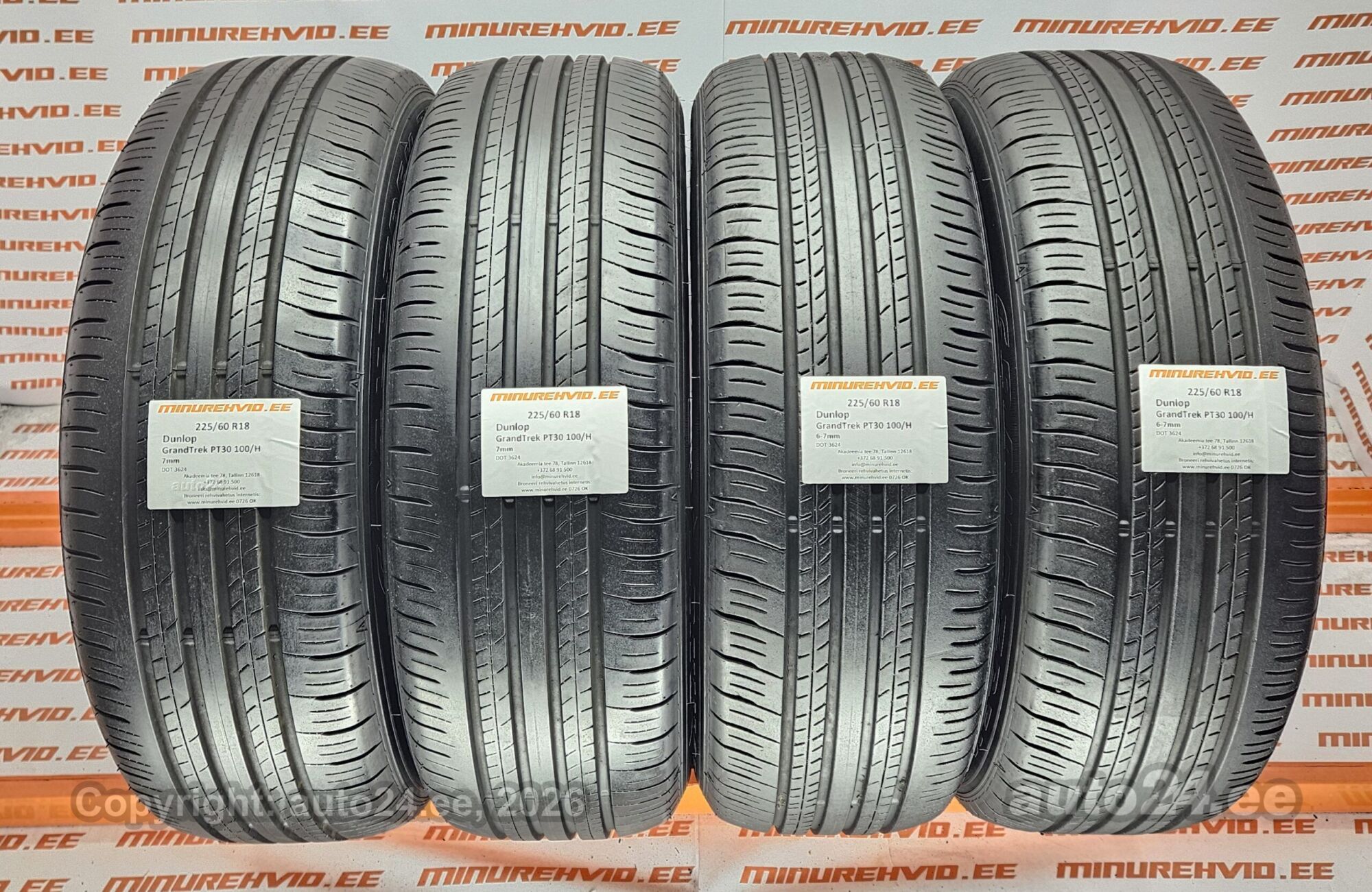 225/60R18 Dunlop GrandTrek PT30 100/H 3624 - Tyres - auto24.ee