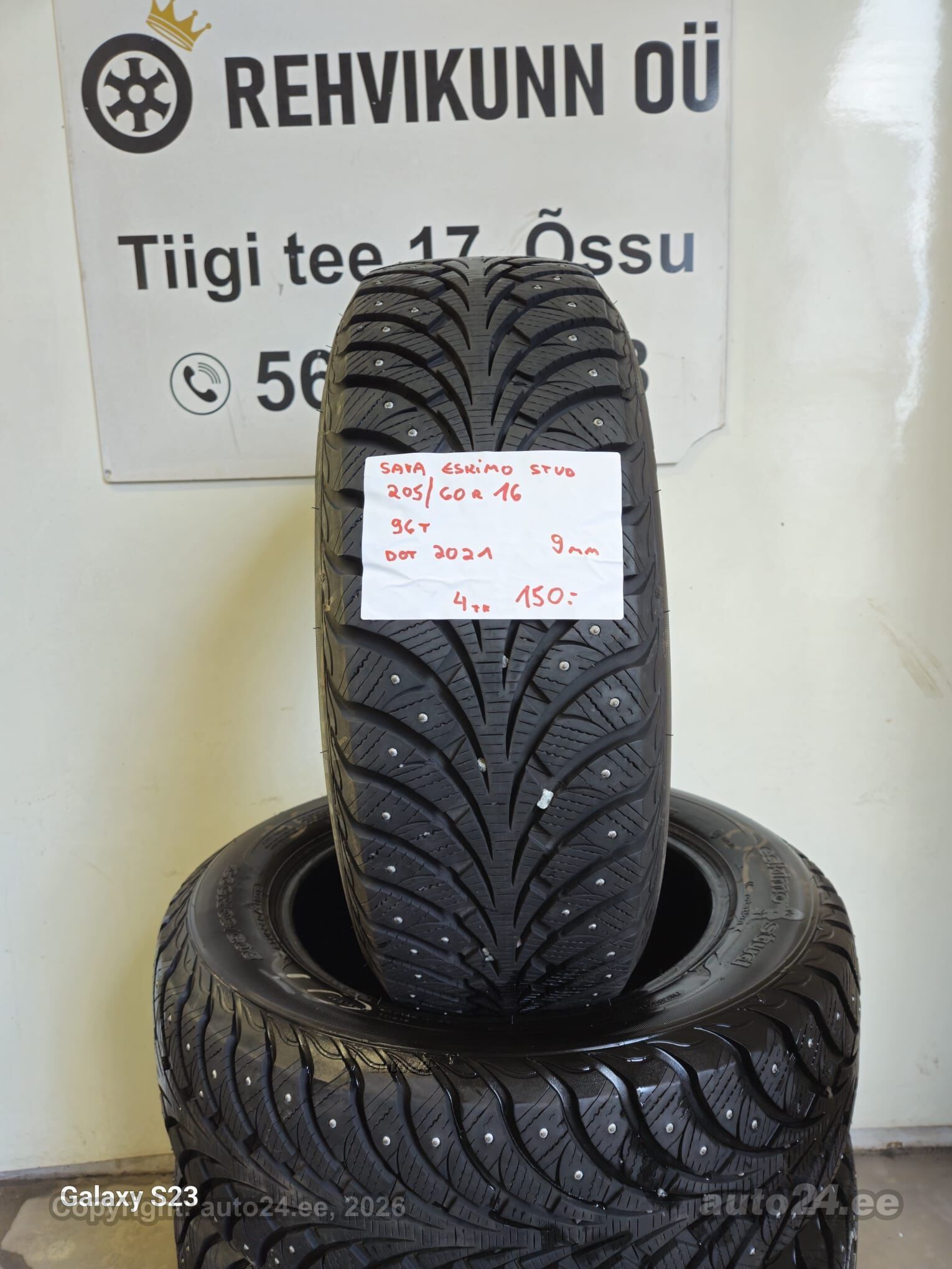 205/60R16 Sava ESKIMO STUD 205/60 R16 - Tyres - auto24.ee