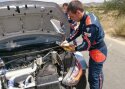 Hyundai ralliauto radiaatorit jahutati õllega