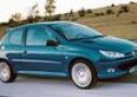 Peugeot' sportlike autode esiklaps on 206 RS