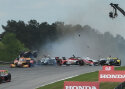Indycar sarja meister vallandas avaetapil suure avarii