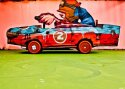 Volvo XC60 sulandus kunstiteostesse