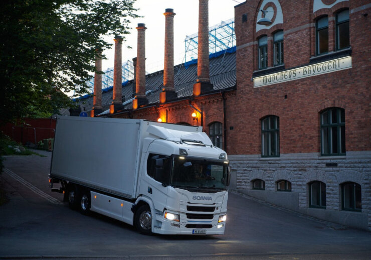 Scania muutus elektriliseks