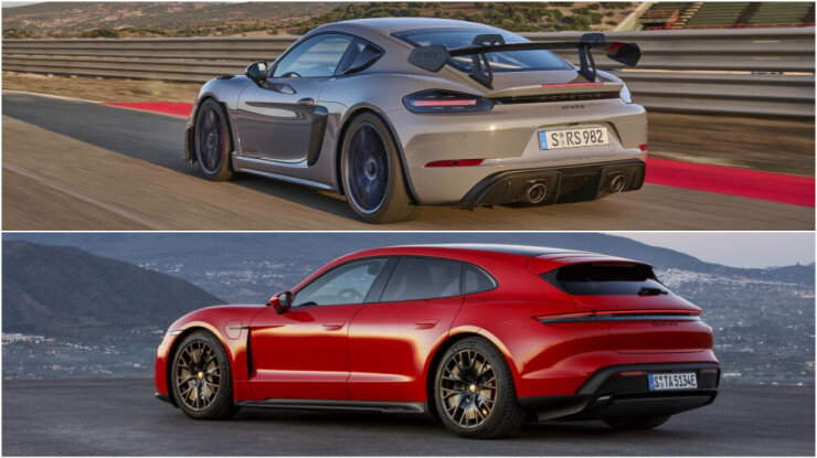 Porsche valikusse saabus raju Cayman GT4 RS ja sportlikumad versioonid Taycanist