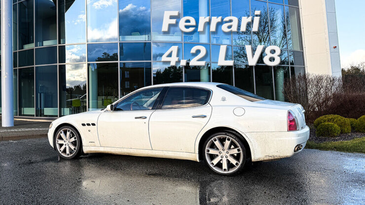 Maserati Quattroporte ja 4.2 L Ferrari V8 – auto24.ee hobiauto