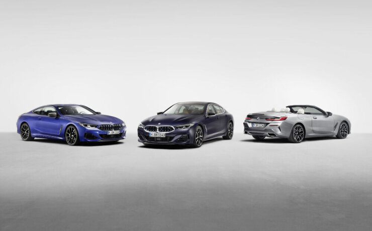 Uuenenud 8. seeria BMW saab samuti valgustatud iluvõre ja vajadusel ka viis istekohta