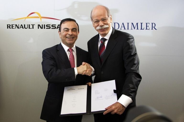 Renault'-Nissani liit ja Daimler AG alustasid strateegilist koostööd