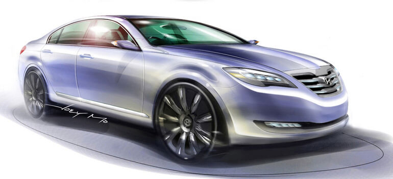 Hyundai näitab New Yorgis V8 mootoriga sedaani protüüpi