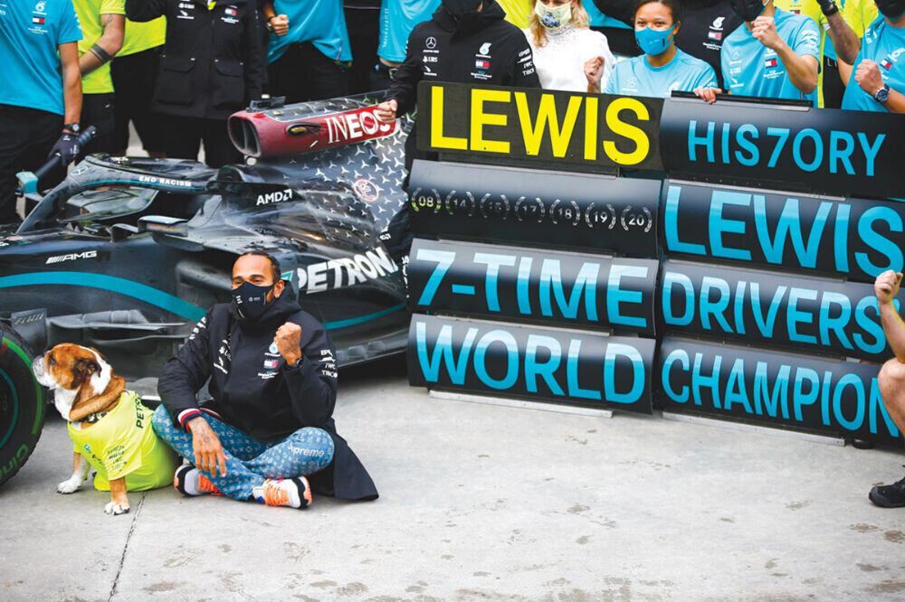 Hamilton kindlustas seitsmenda tiitli
