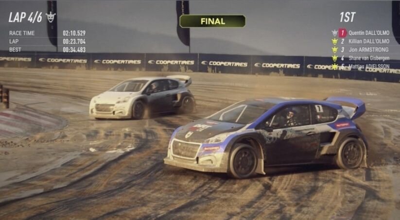 Virtuaalselt kihutati võidu ka rallikrossis ja NASCARis