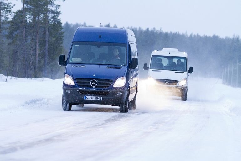 Mercedes-Benz Sprinter saab 7-käigulise automaatkäigukasti
