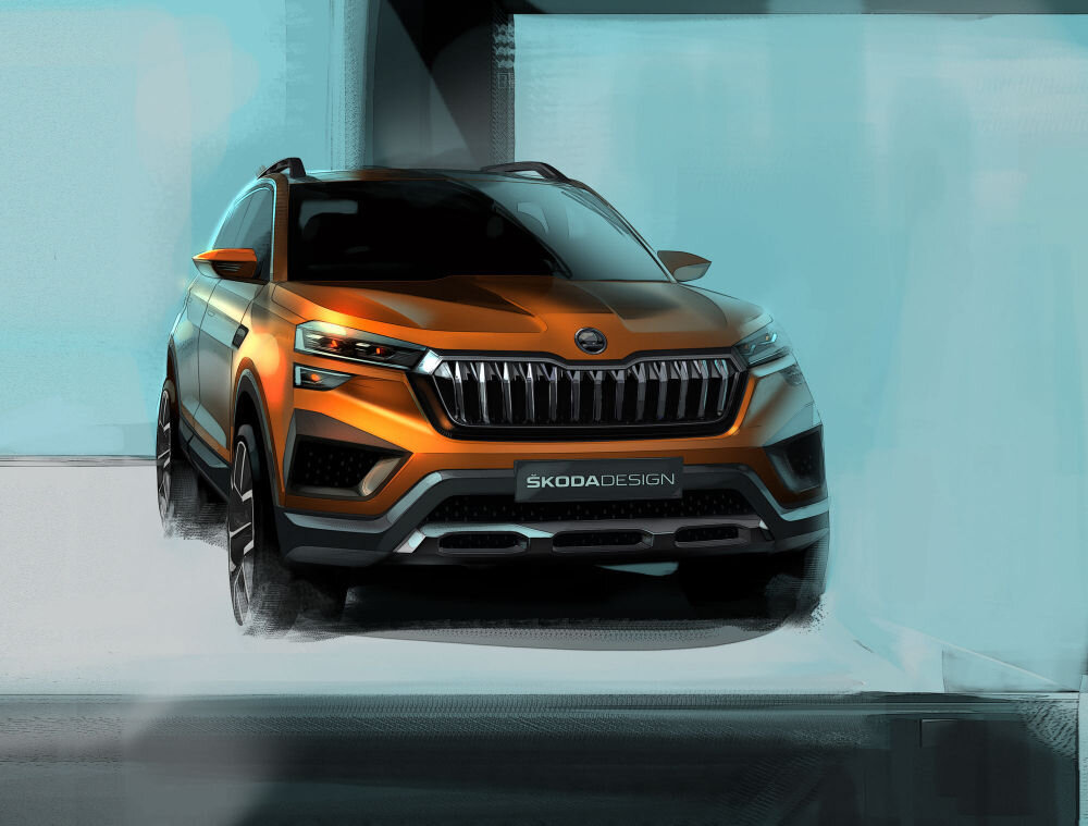 Škoda avalikustas India turule mõeldud uue mudeli eskiisid