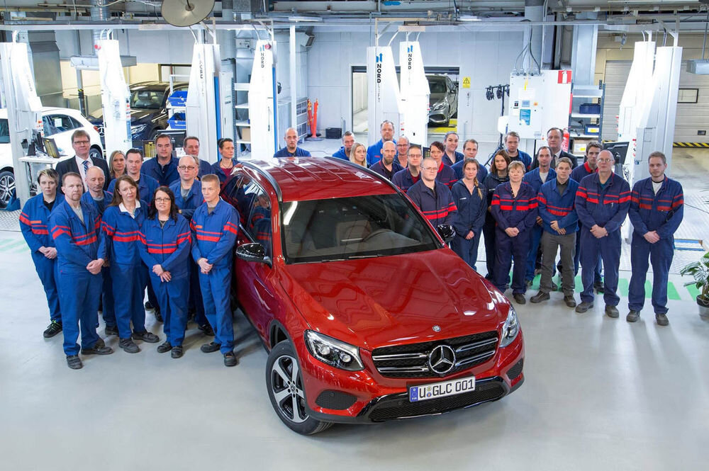 Soomes algas Mercedes GLC tootmine