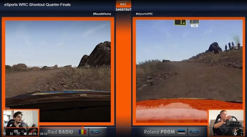 Ralli: Roland Poom piirdus virtuaalvõistlusel veerandfinaaliga