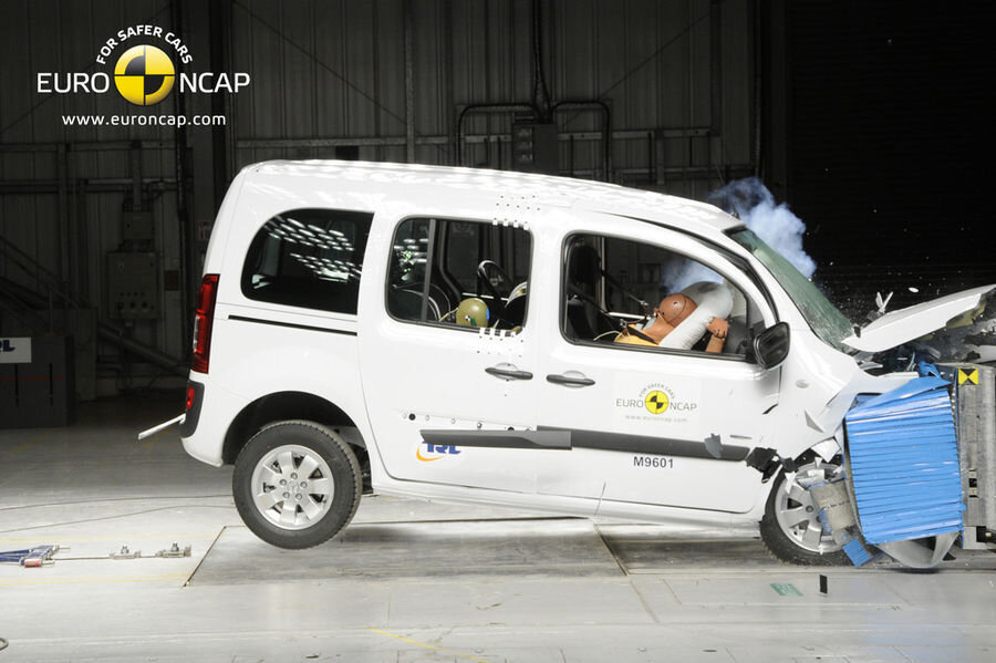 Mercedes-Benz Citan sai kolm tärni turvalisuse eest