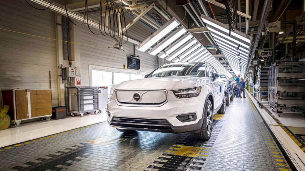 Volvo kolmekordistab eduka elektriautoaasta järel Gentis tootmisvõimsust