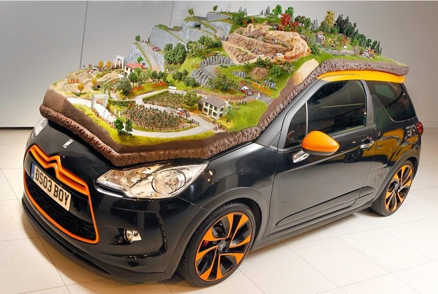 Citroen muutus DS3 suureks dioraamiks