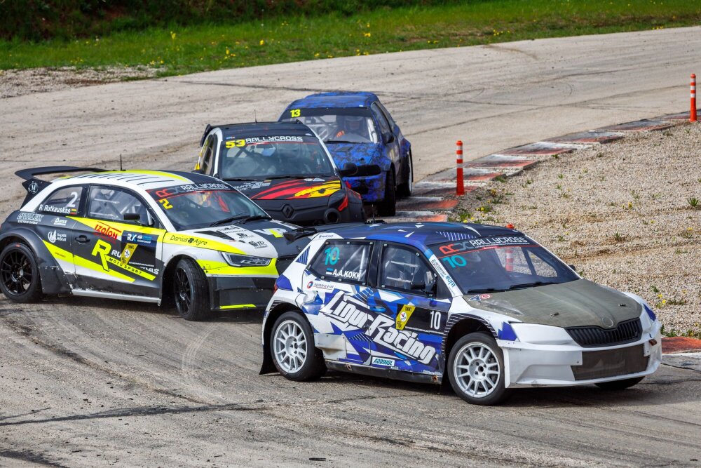 VIDEO. Eesti rallikrossisõitjad saavutasid Balti meistrivõistluste etapil kolm klassivõitu