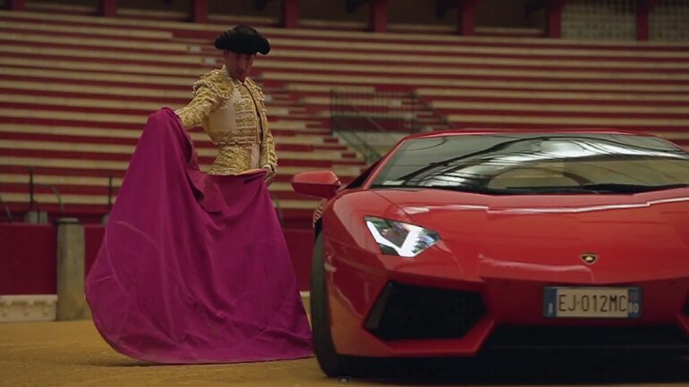 VIDEO: Motor Trend viis Aventadori kohtuma härjavõitluse maailmaga