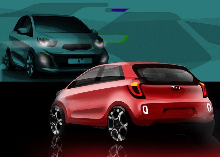 Kia näitas esimesi visandeid uuest Picantost